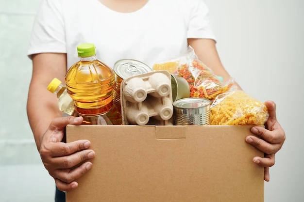 Reserva de alimentos não perecíveis para emergências