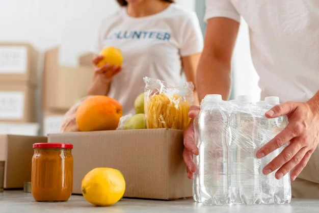 Reserva de alimentos não perecíveis para emergências