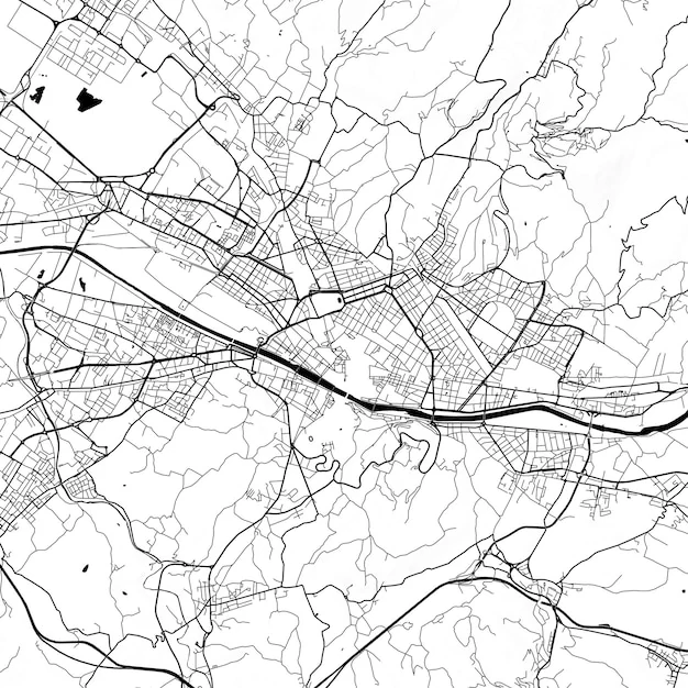 Mapa e bússola para planear rotas de evacuação