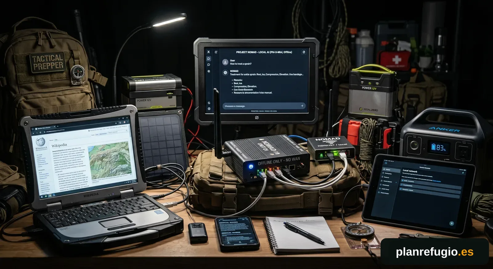 Computador de sobrevivência offline: monta o teu Project NOMAD (e alimenta-o sem rede)