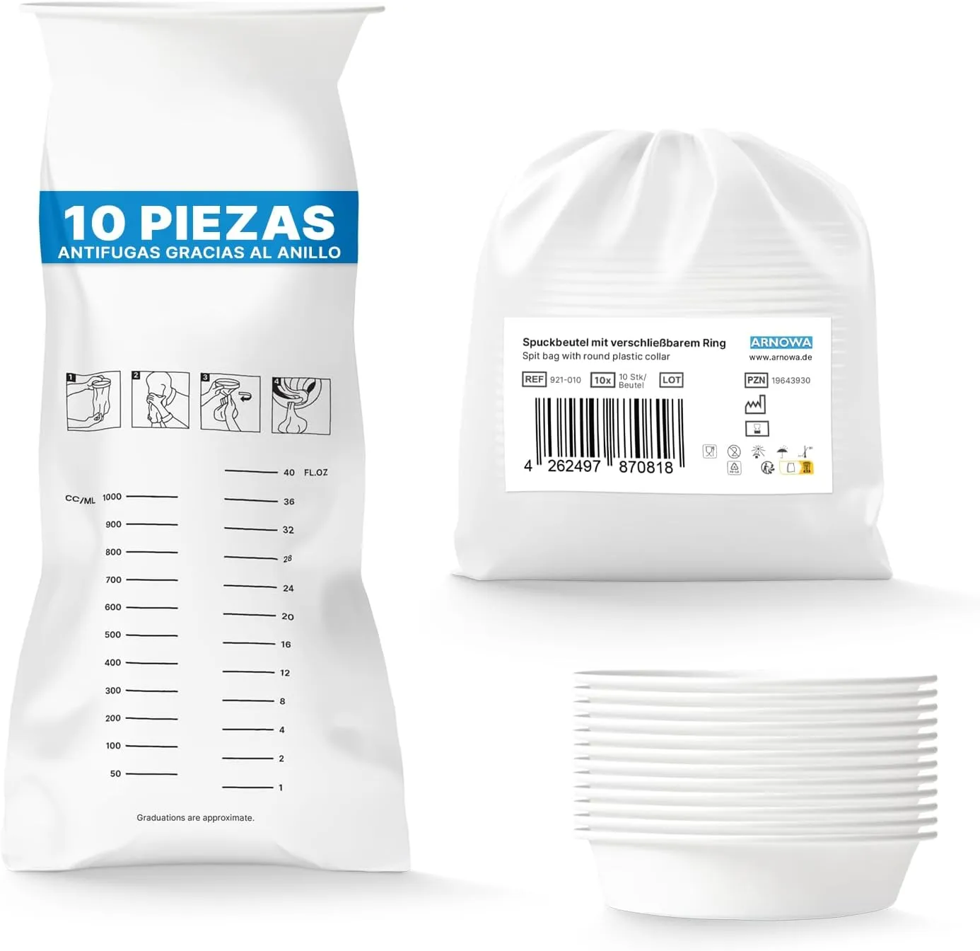 ARNOMED Bolsas Antimareo Pack 10