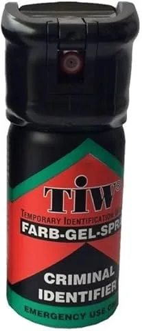Spray de defesa 40 ml TIW farb-gel Versão tampa ou Clip cinto nova versão