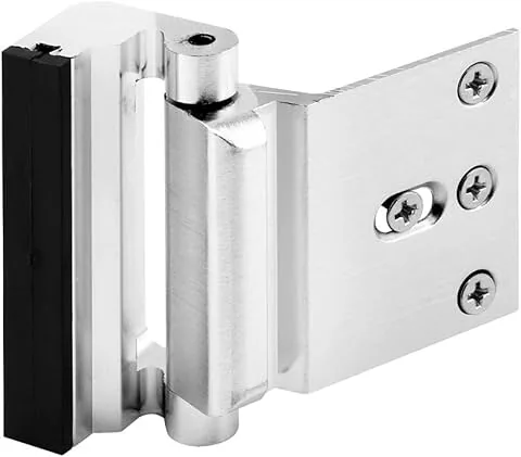 Prime-Line produtos U 10827 bloqueador de porta batente de porta, níquel acetinado