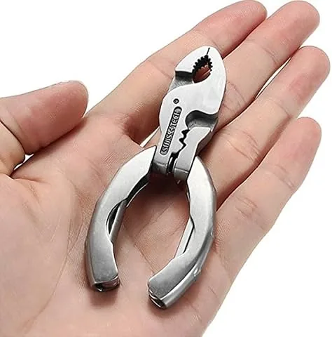 MASUNN Mini Ferramenta Multifuncional 9 Em Um Porta-chaves Multiferramenta Alicate Chave de Fendas Ferramentas De Bolso