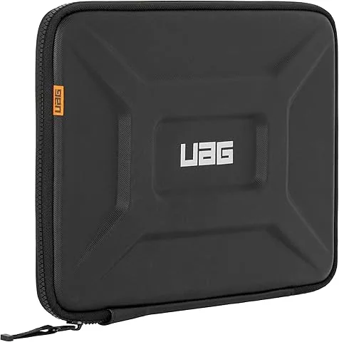 Urban Armor Gear Bolsa Universal para portáteis/tablets para Apple iPad Pro 12.9 / MacBook Pro, Microsoft Surface Pro/Livro/Laptop etc. (até 13'', Manga com Bolso de Rede) Preto