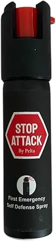 Spray Anti-Agressão Stop Attack 20 ml - A Solução Definitiva para uma Máxima Segurança - Eficaz, Rápido e Dissuasor - Permite Deter e Identificar - Alcance de 4 Metros