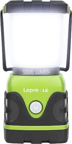 Lepro Farol Camping 1000lm con Pilas
