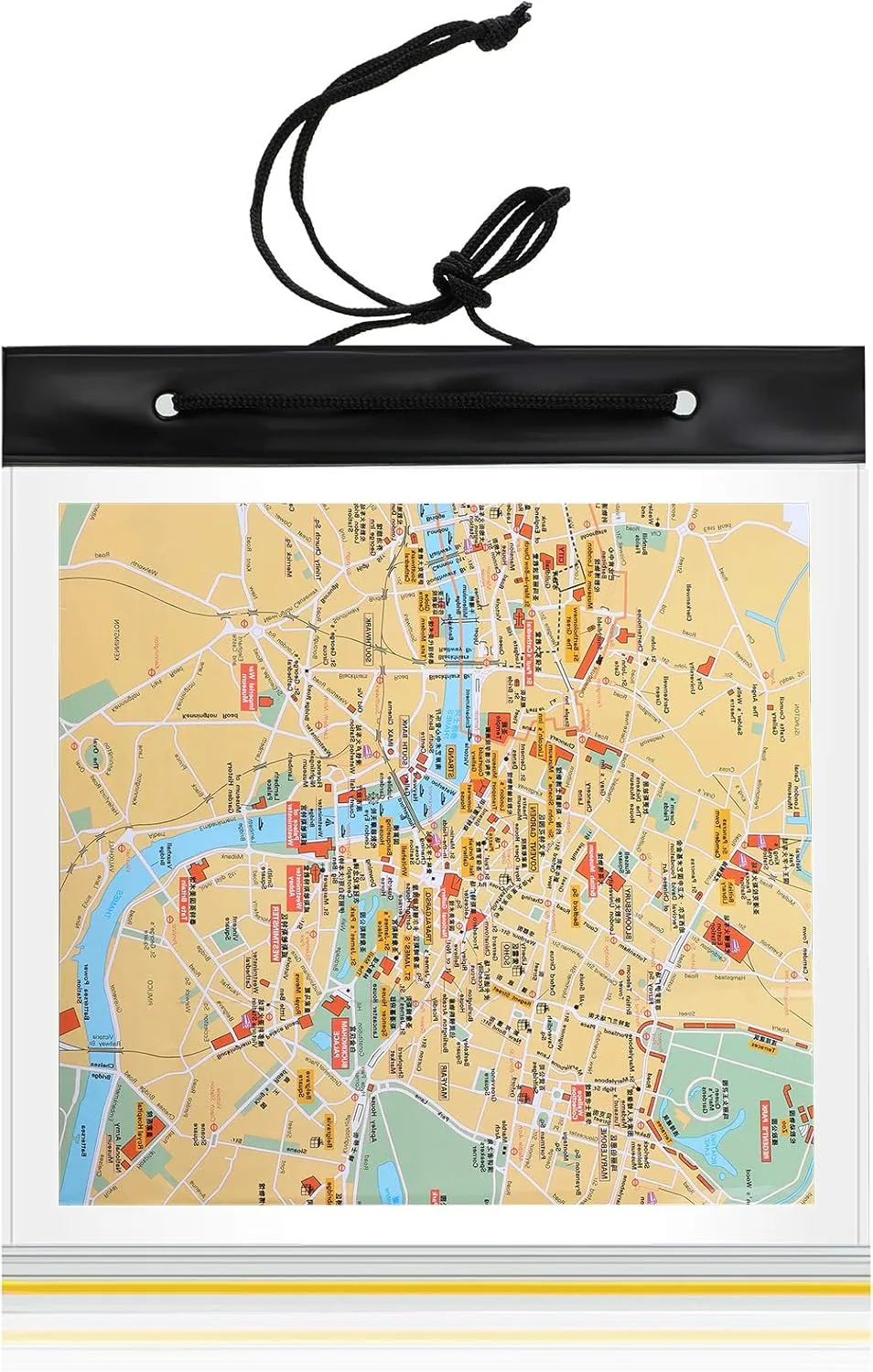 Funda Impermeable de Mapas A4 Sumind con Cordon