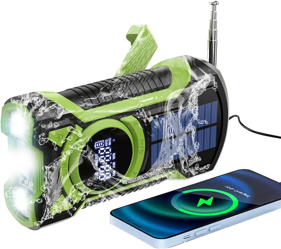 Radio Solar IPX5 Bluetooth 5000mAh