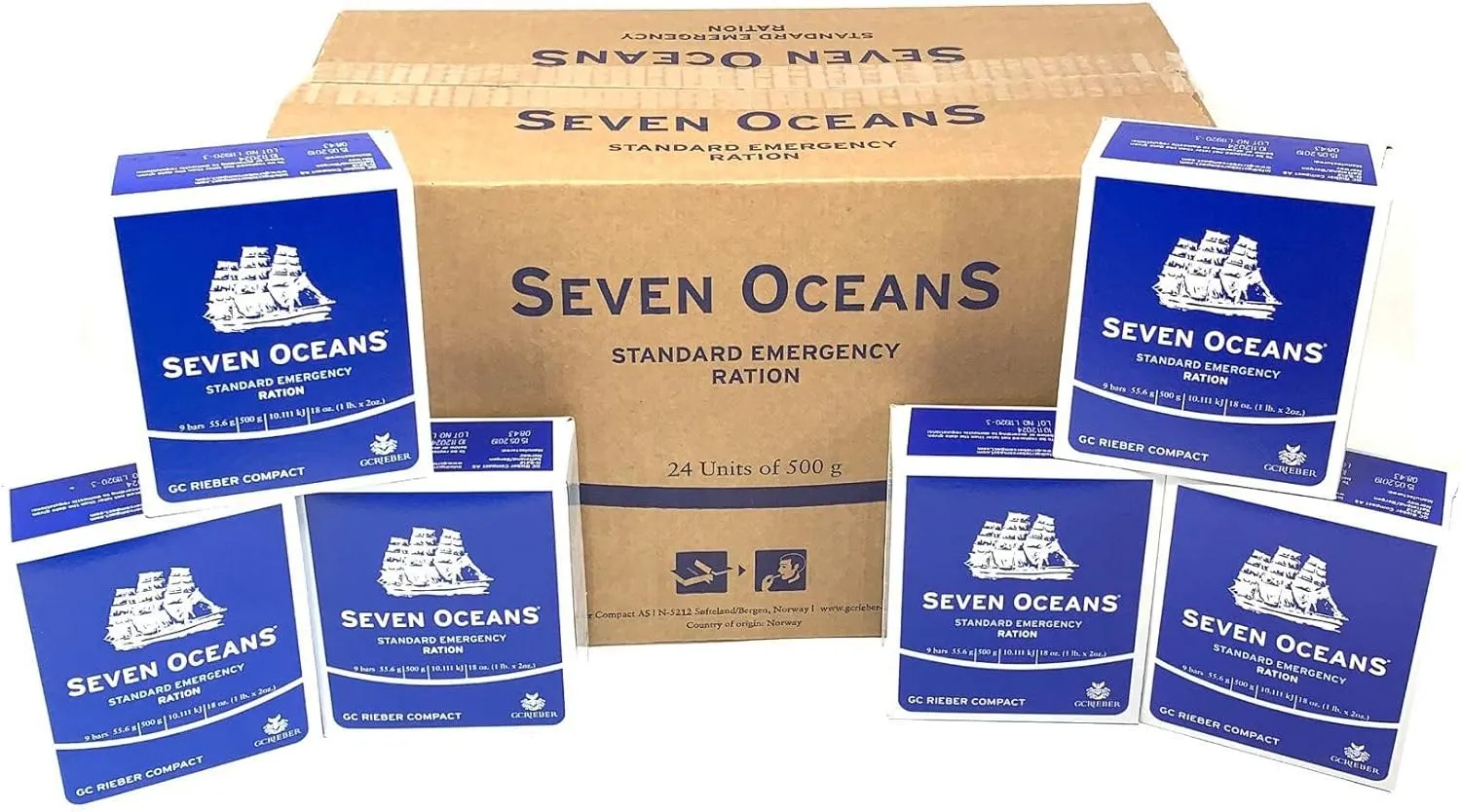 Seven Oceans Pack 24 Raciones para 2 Meses
