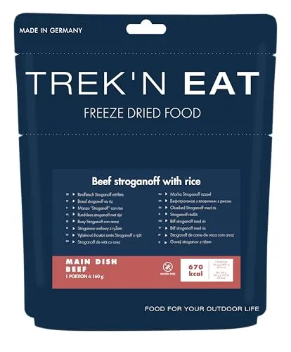 Trek'n Eat Stroganoff con Arroz Liofilizado